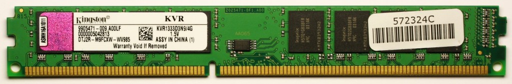 Módulo memoria RAM 4GB DDR3